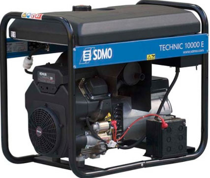 Бензиновая электростанция SDMO TECHNIC 10000 E в аренду в Мариуполе — «Стройка-Аренда»